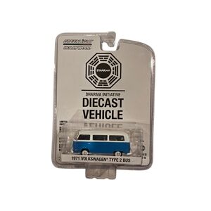 Blue and White Diecast Vehicle 1971